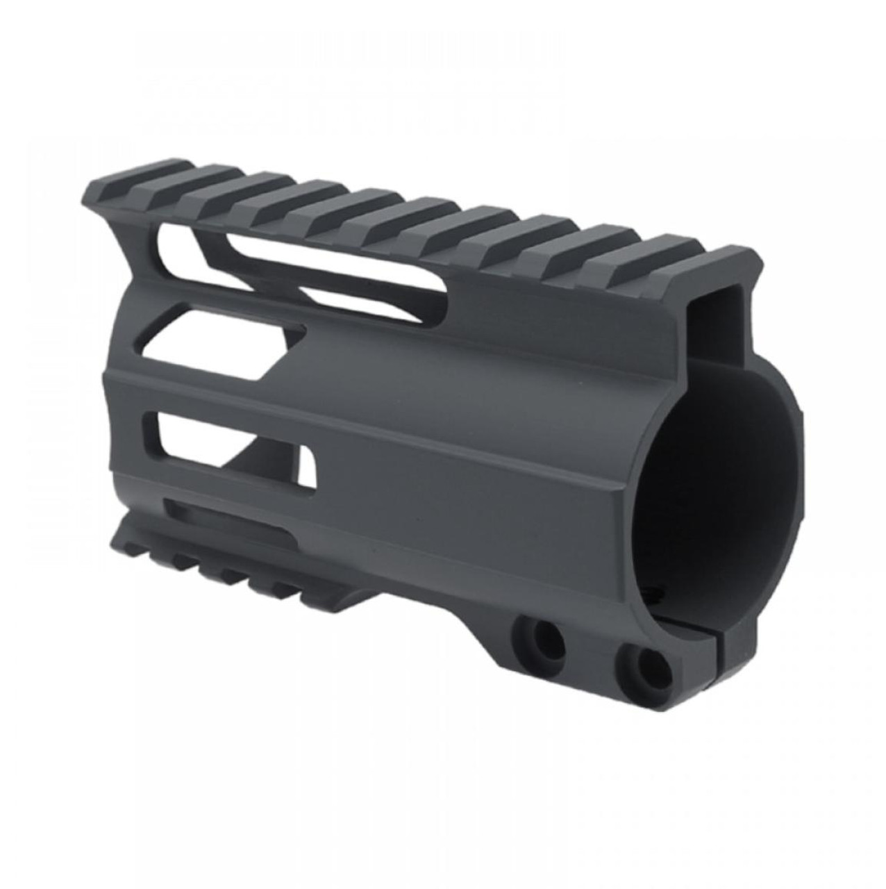 MCS AR-15 4" Combat Modular M-Lok Handguard "C" Cut - CERAKOTE Sniper Gray 