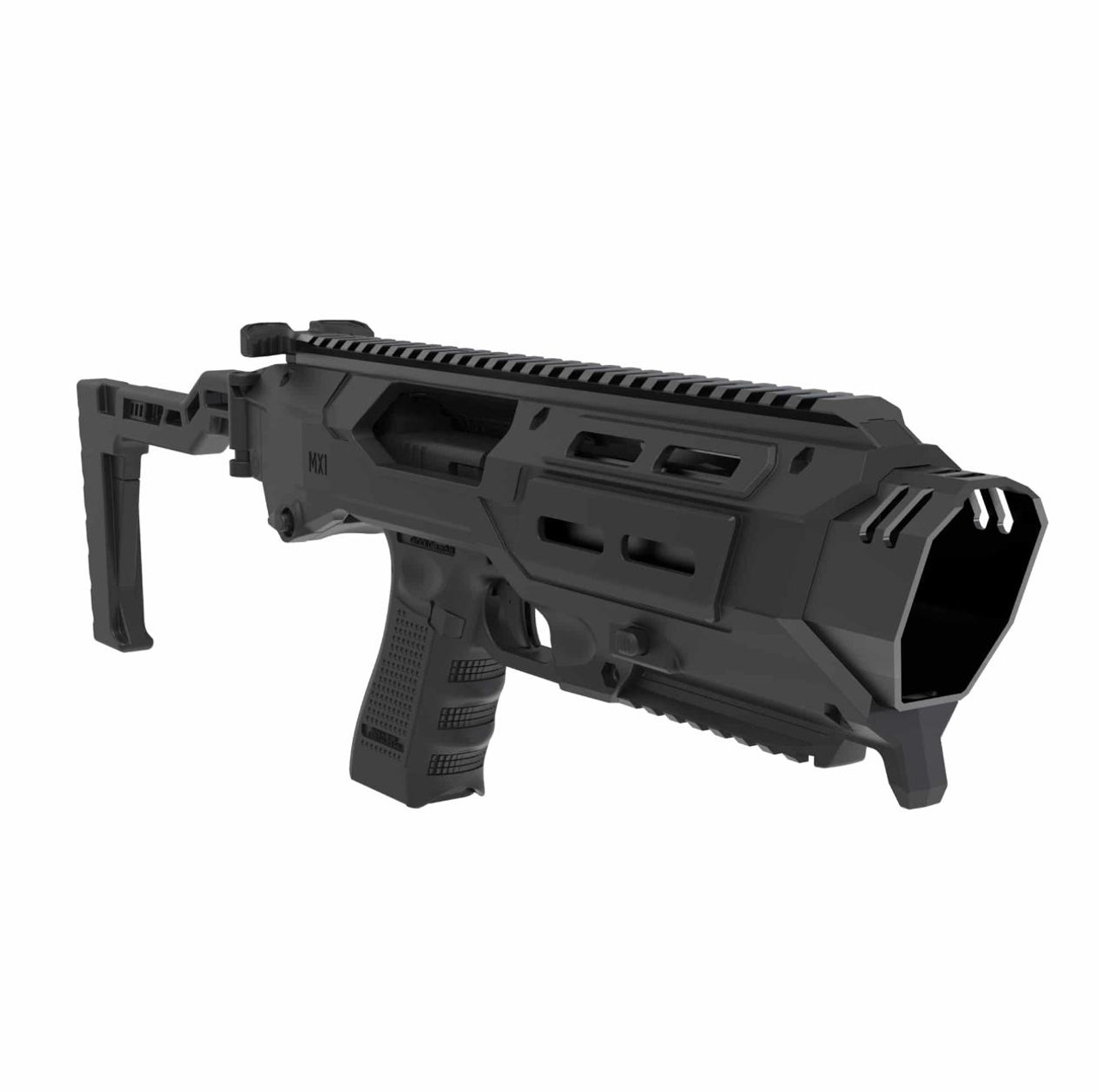 Meta Tactical MX-1 Conversion Kit – All In One Chassis w/ Short Stabilizer for Glock, P80, & PSA Dagger 