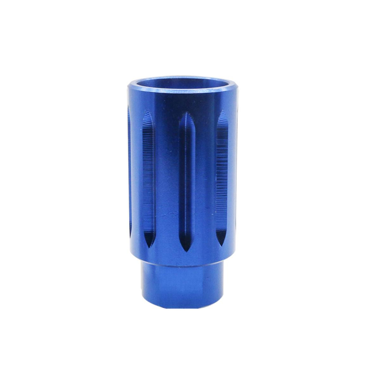 MCS AR-15/.223/5.56 Flash Can Muzzle Brake - Aluminum Blue 