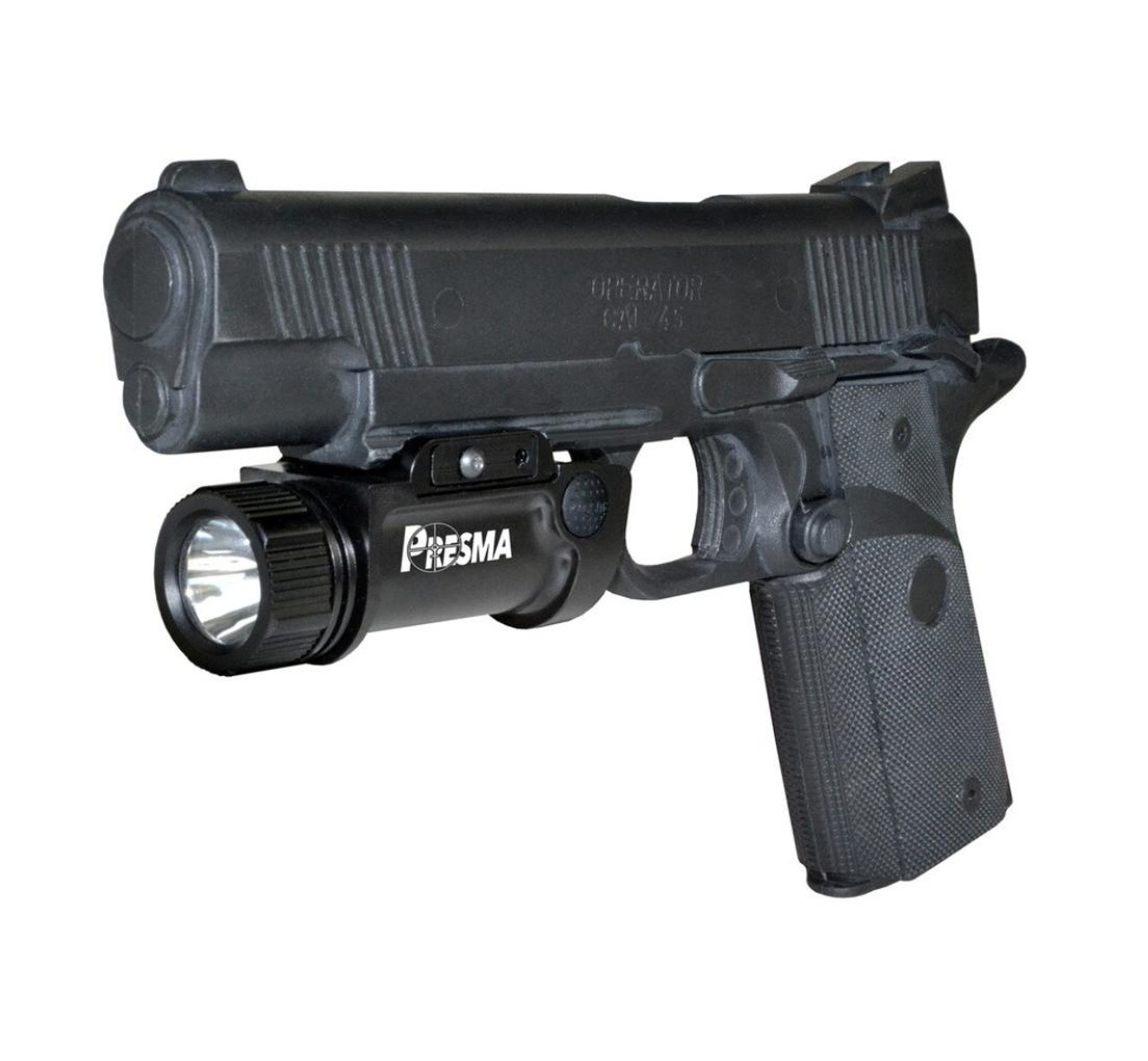 Presma Tactical Light 1000 Lumens Rail-Mounted Rechargeable 