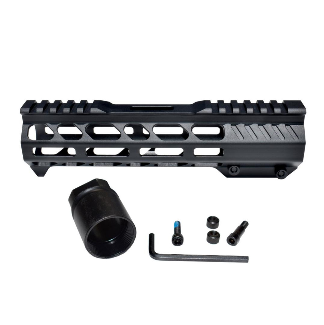 MCS AR-15 8.2" M-LOK Free Float Handguard with Integrated Hand Stop for 223/5.56 Uppers 
