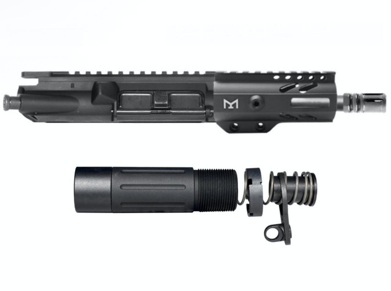 MCS AR-15 300 Blackout 5'' 1:7 TWIST W/ 3.5 Short Buffer System - Lower Parts Kit - USA Made 