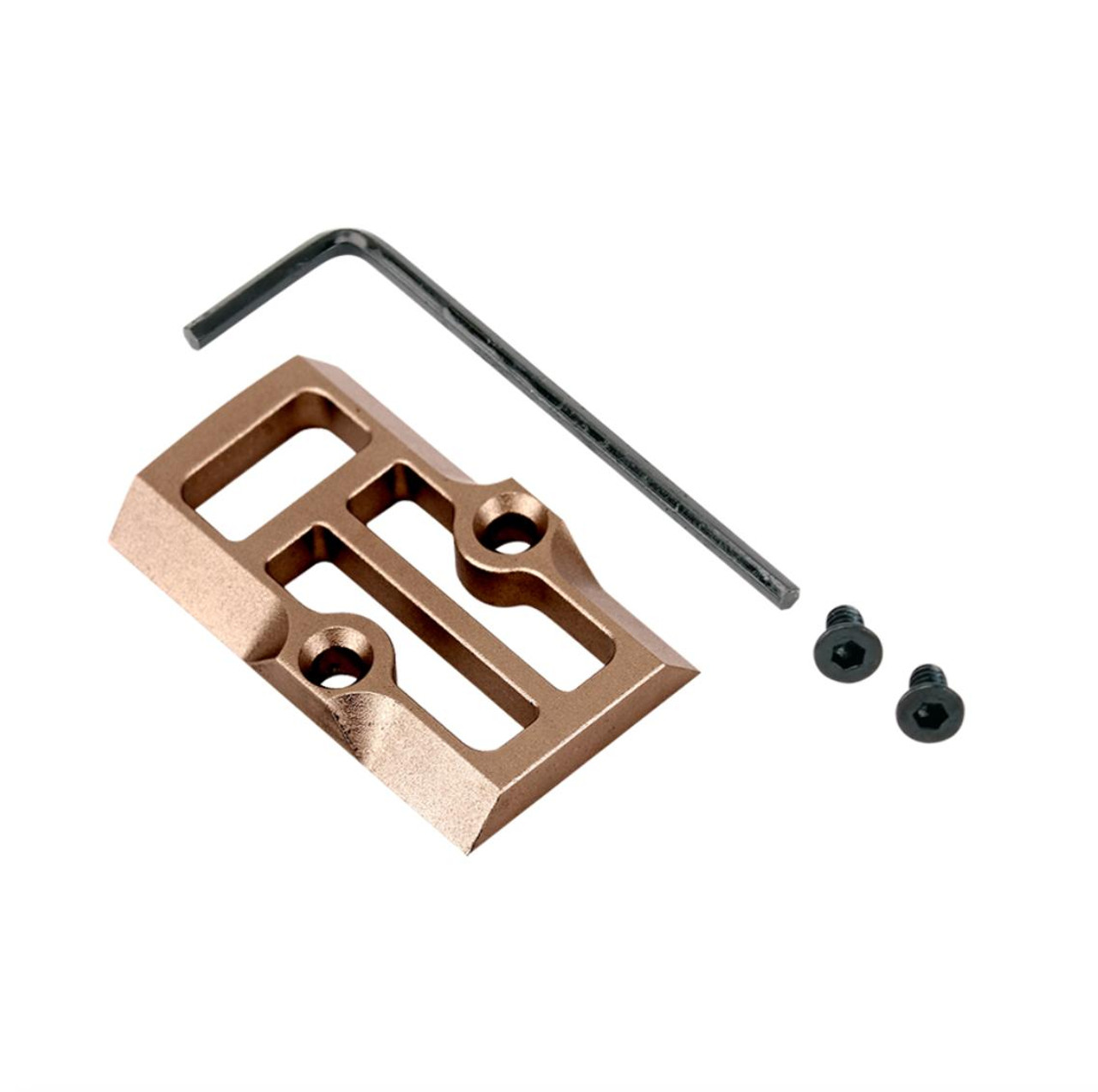 MCS RMR Cover Plate for Glock 17/19/26 V6 - Tan 
