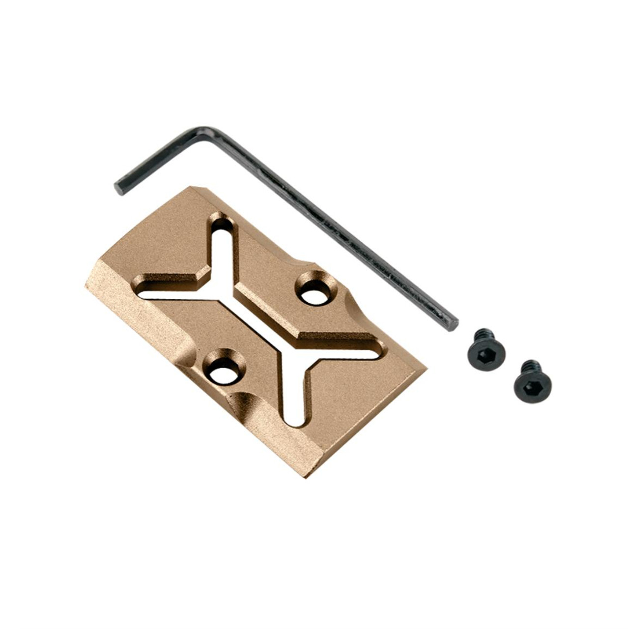MCS RMR Cover Plate for Glock 17/19/26 V7 - Tan 