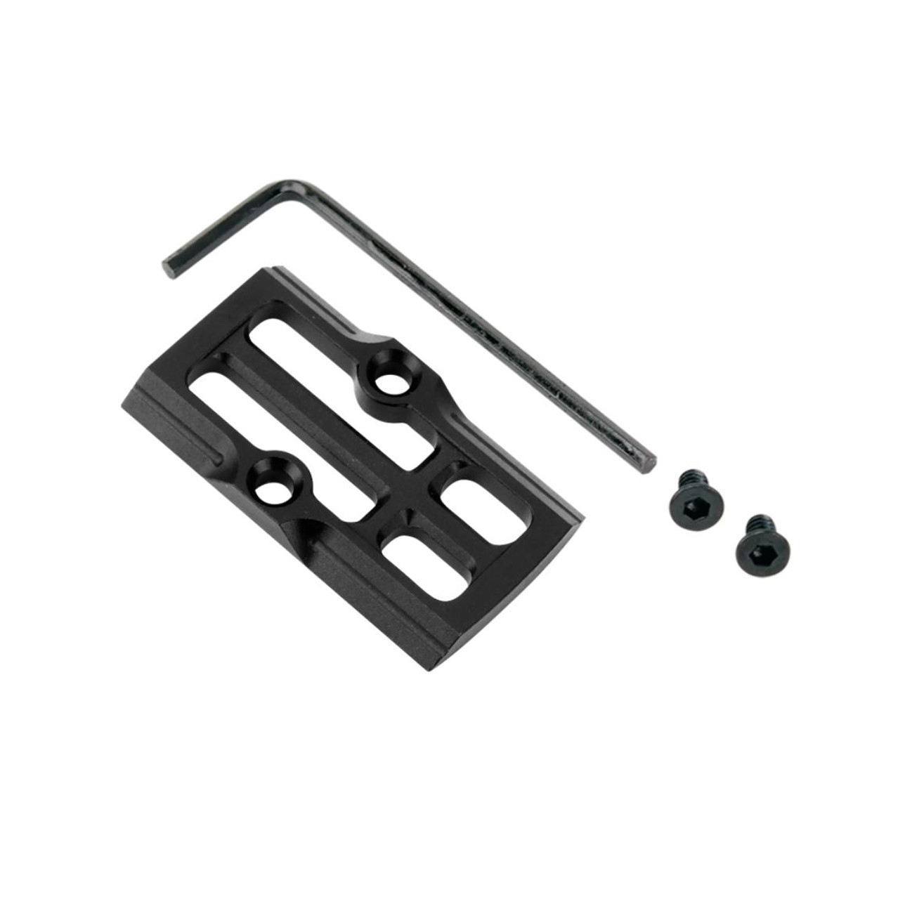 MCS RMR Cover Plate for Glock 17/19/26 V8 - Black 