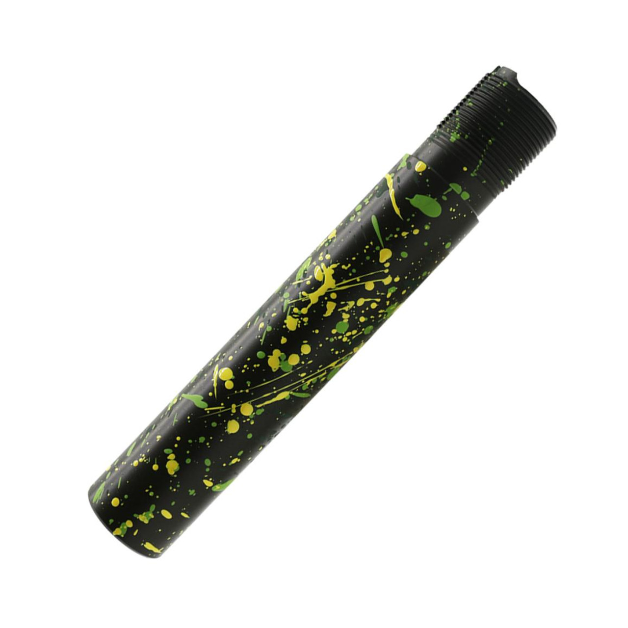 MCS AR-15 Pistol Buffer Tube - Base Black - Pattern - Highland Green - Lemon Zest - Zombie Green - Cerakote Splatter 