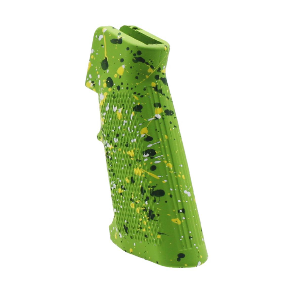 AR-15 STANDARD A2 PISTOL GRIP - BASE ZOMBIE GREEN - PATTERN