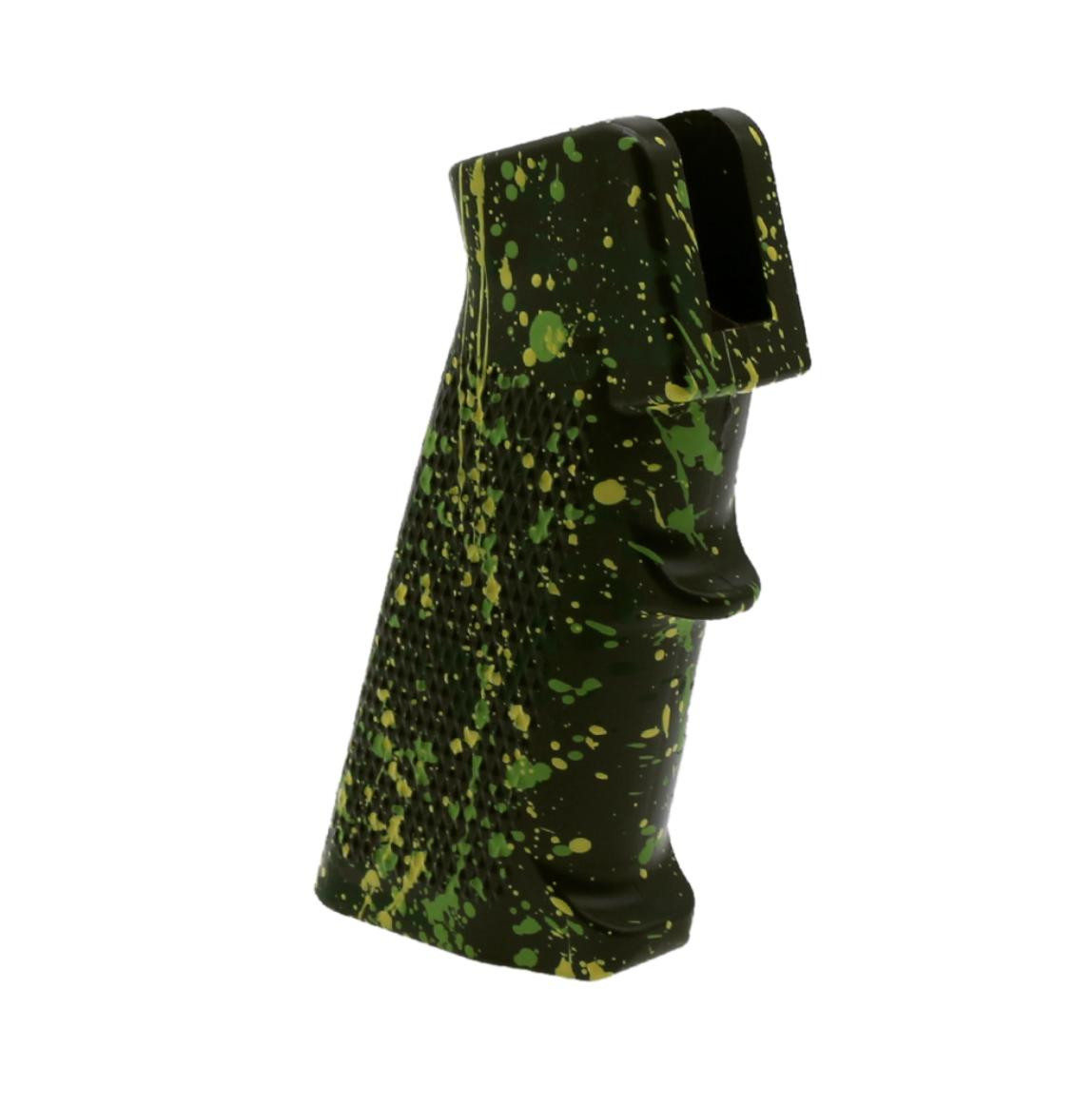 AR-15 STANDARD A2 PISTOL GRIP - BASE OD GREEN - PATTERN - HIGHLAND