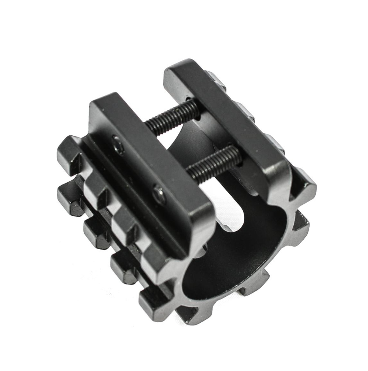 MCS 12 Gauge 1" Shotgun Mag Tube Tri Rail Weaver/Picatinny Mount 