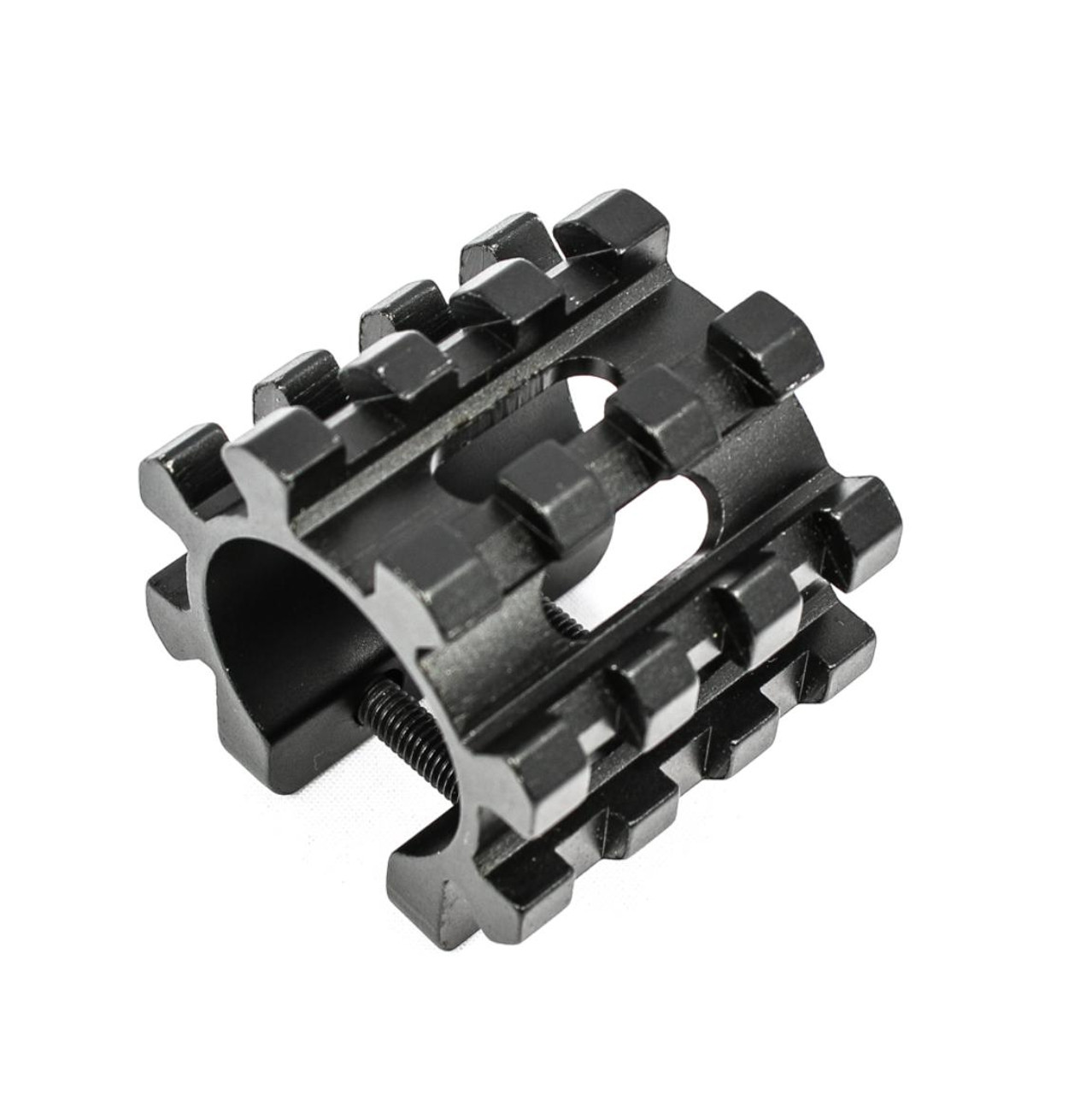 MCS 12 Gauge 1" Shotgun Mag Tube Tri Rail Weaver/Picatinny Mount 