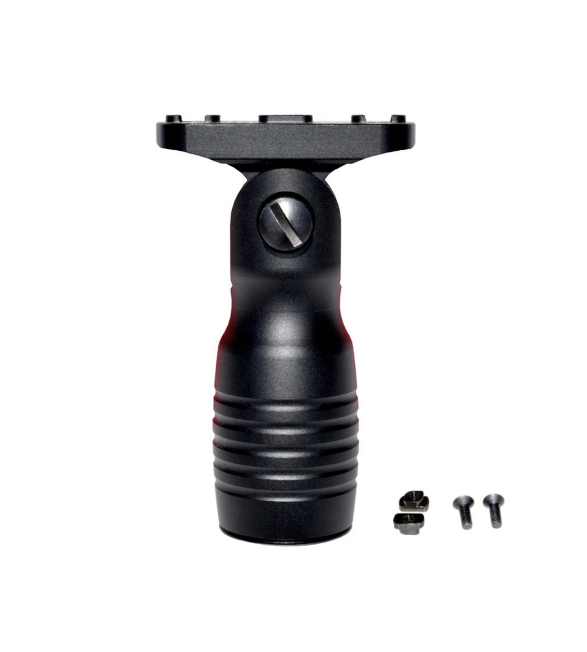 MCS Short Aluminum M-LOK 5 Position Front Grip Foregrip - Black 