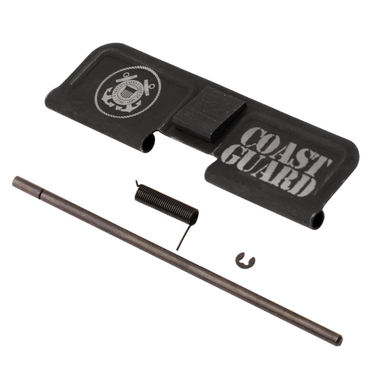 MCS AR-15 Ejection Port Dust Cover Engraving - COAST GUARD 