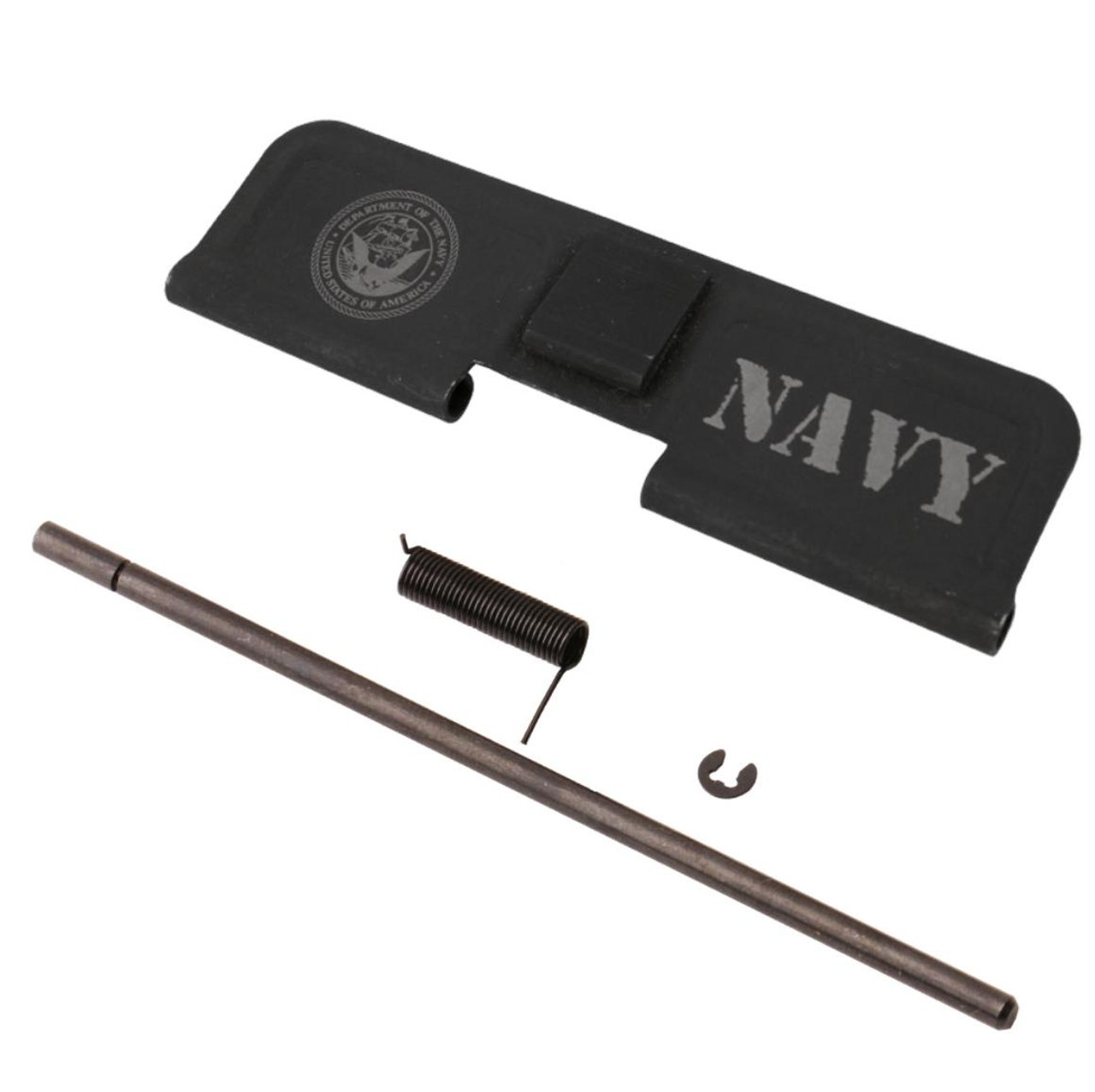 MCS AR-15 Ejection Port Dust Cover Engraving - Navy 