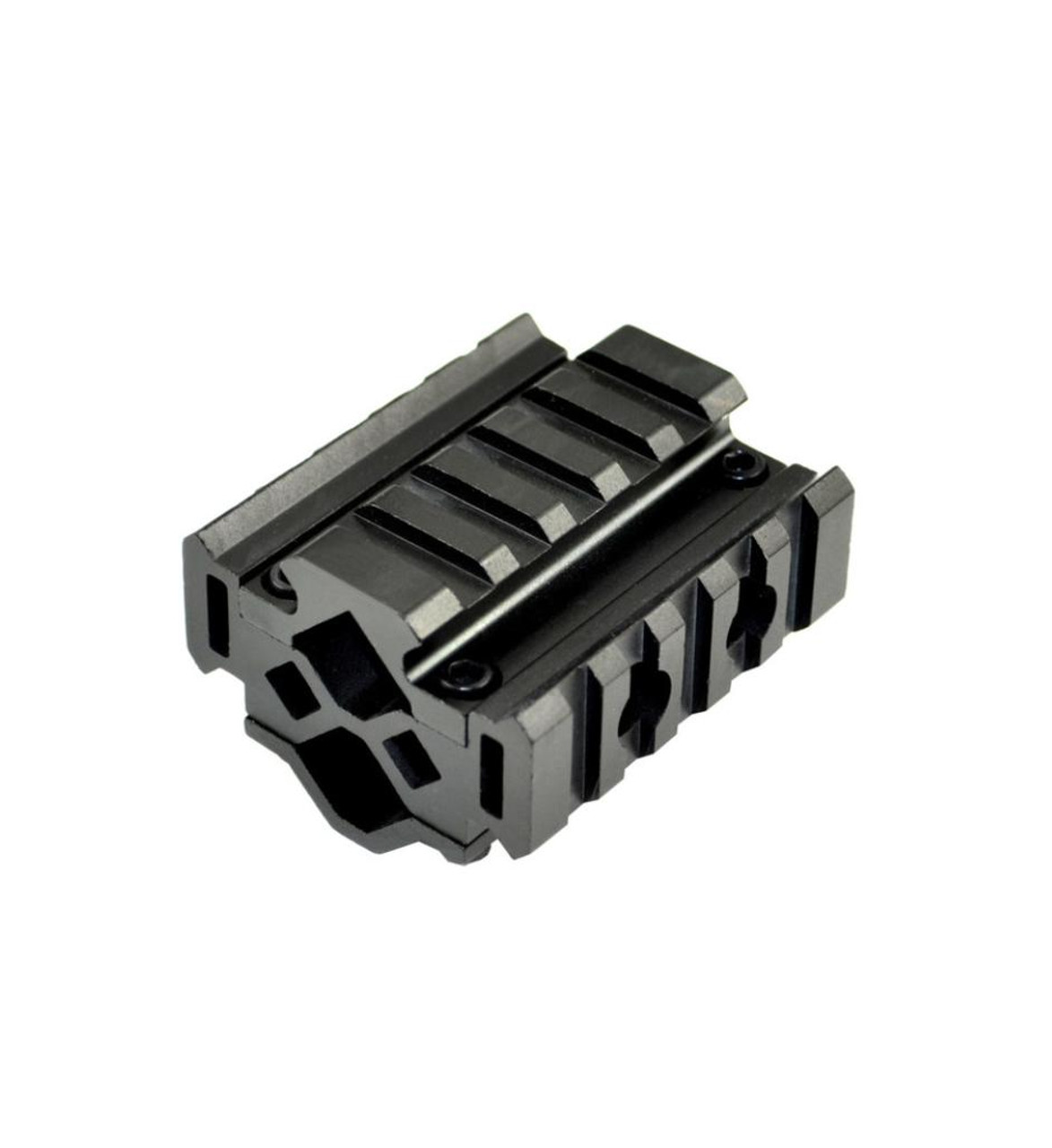 MCS 2.4" Tri Rail for Barrel OD 0.51" - 0.78" with Laser Clamp 
