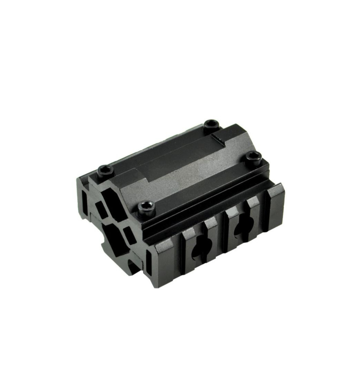 MCS 2.4" Tri Rail for Barrel OD 0.51" - 0.78" with Laser Clamp 