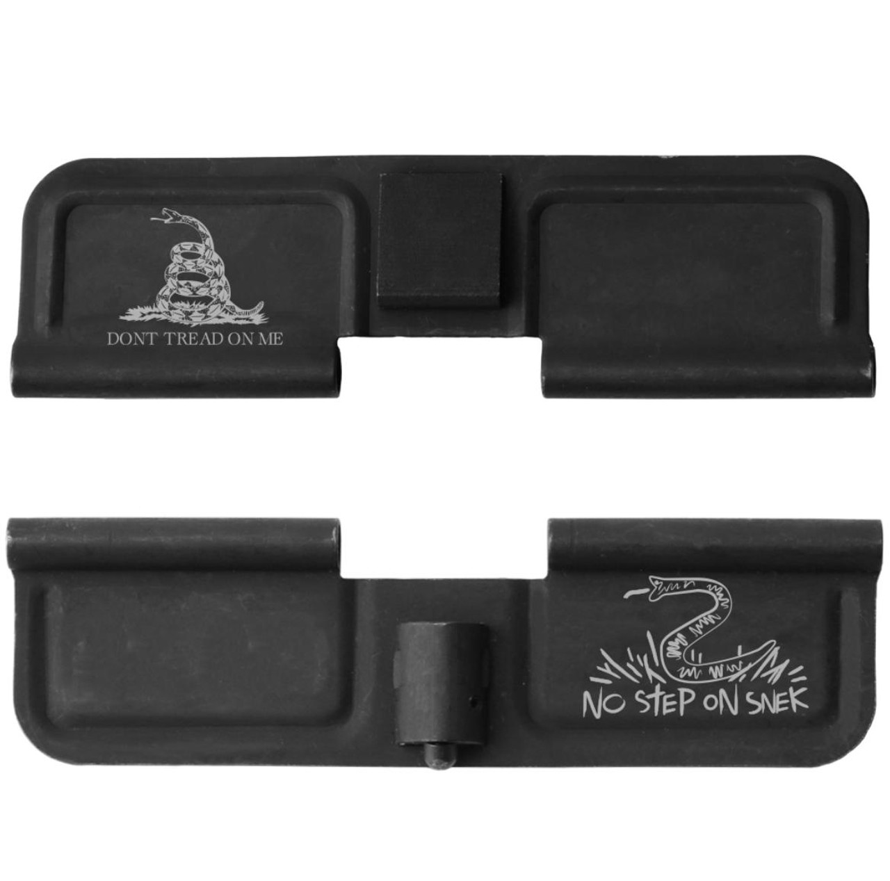 MCS AR-15 Ejection Port Dust Cover Engraving - Snek 