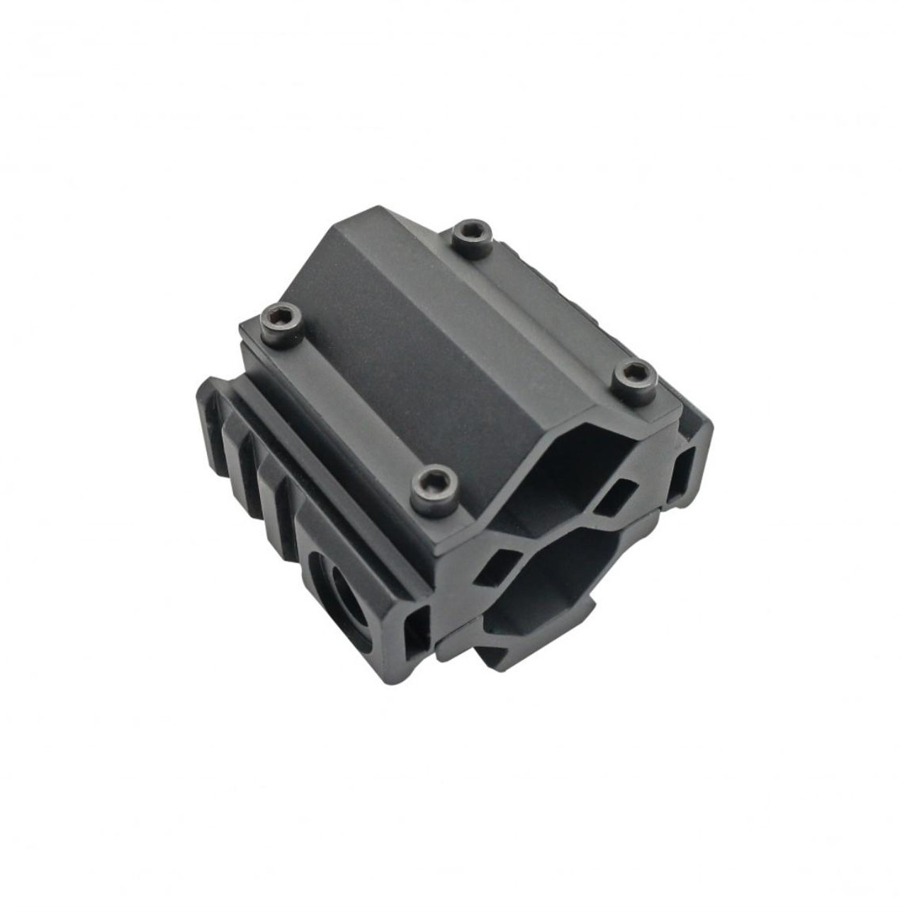 MCS Tactical Double Shotgun barrel Mount W/ 3 Rail Sections 