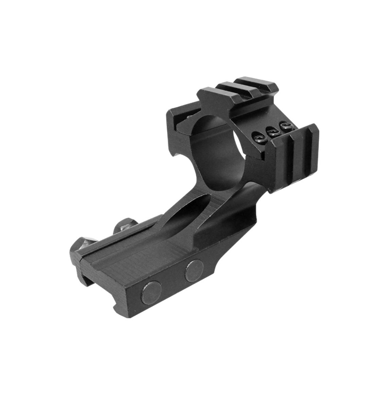 MCS Tactical 1" & 30mm Cantilever Scope Mount Ring w/ Picatinny Rail 