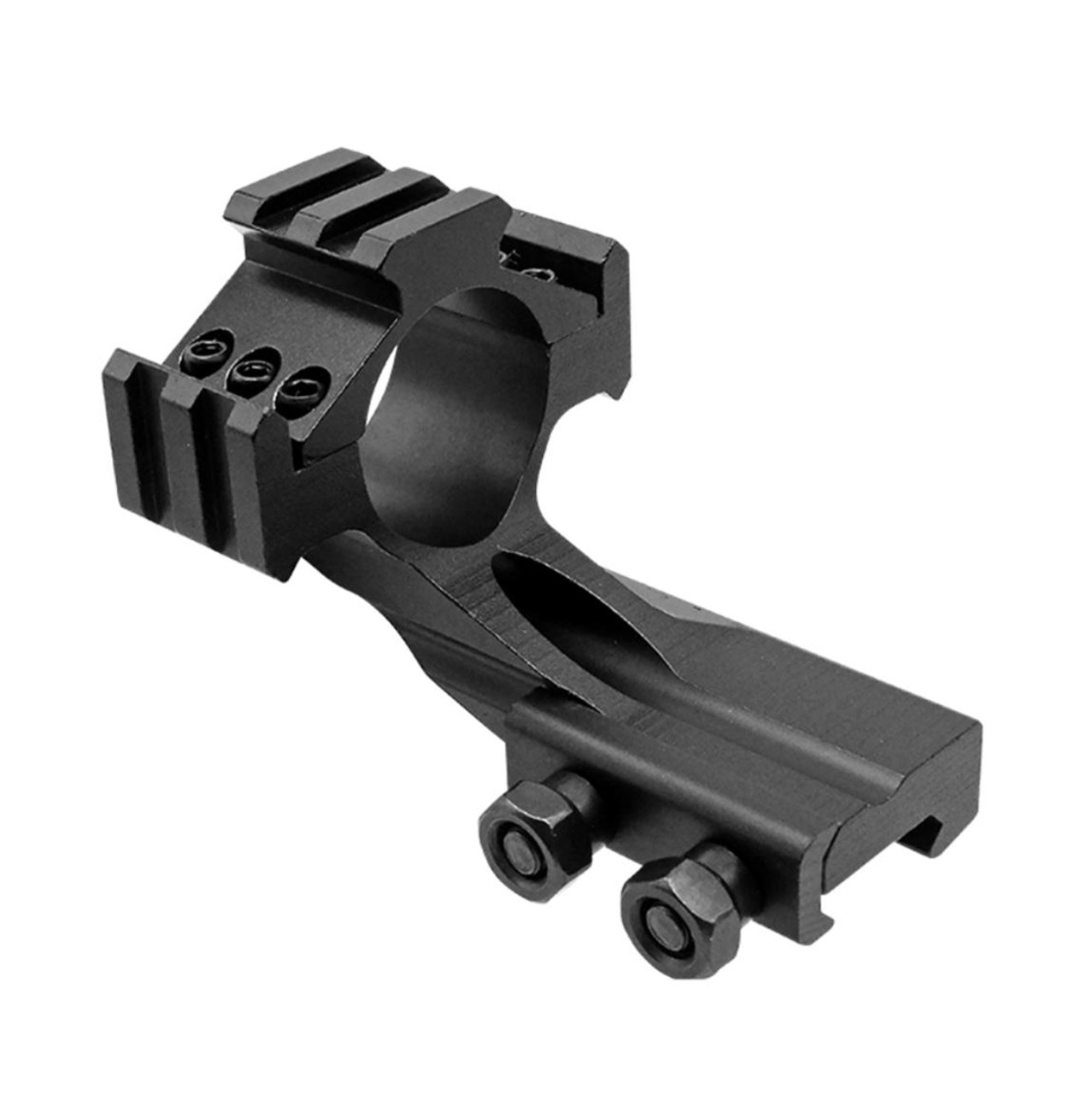 MCS Tactical 1" & 30mm Cantilever Scope Mount Ring w/ Picatinny Rail 