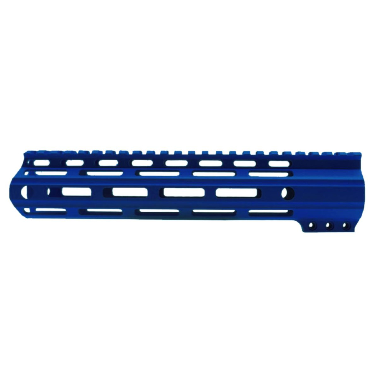 MCS AR-15 M-Lok Super Slim Light Free Float Handguard - MADE IN USA - Cerakote Blue Flame - Options Available 