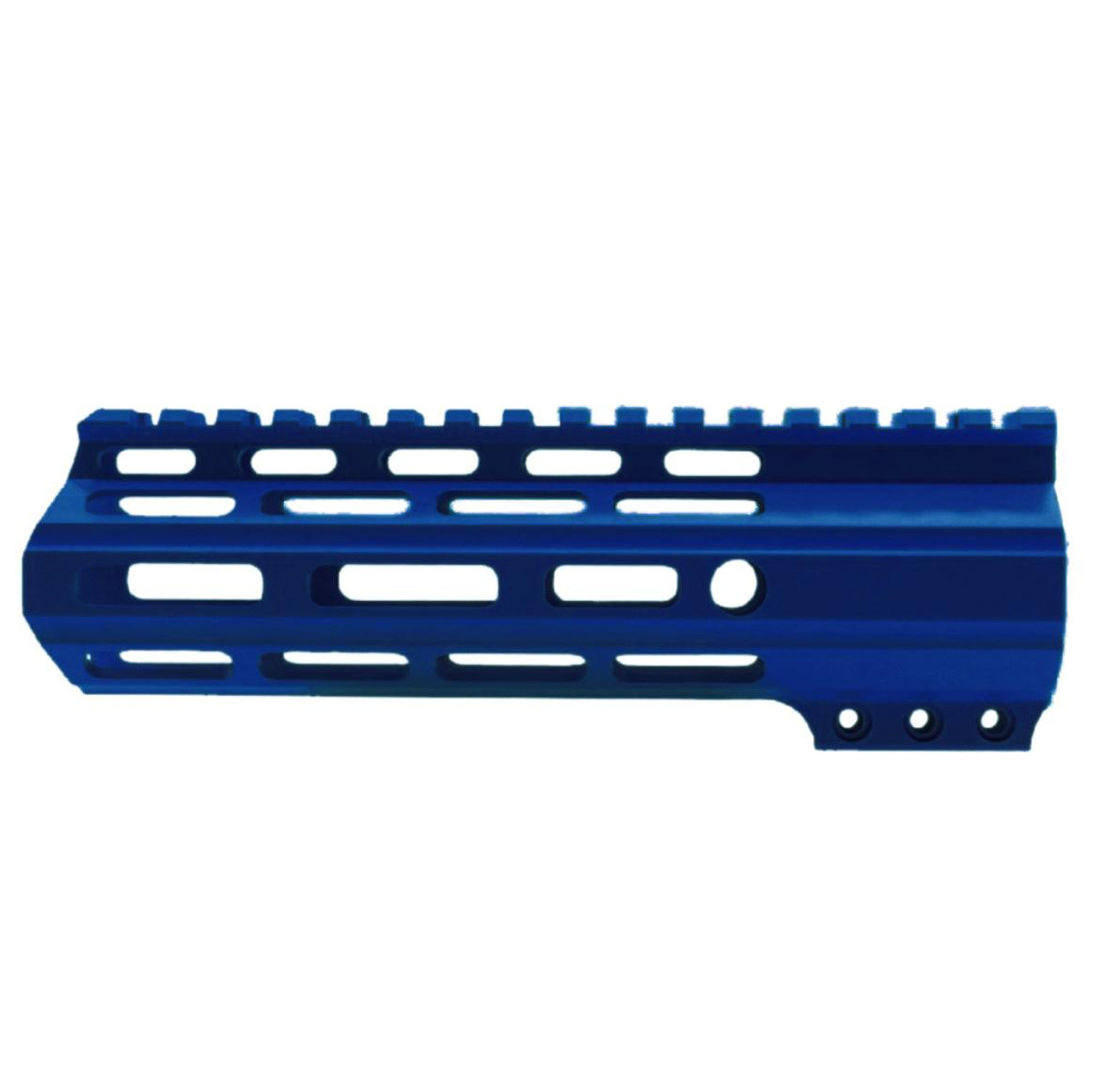 MCS AR-15 M-Lok Super Slim Light Free Float Handguard - MADE IN USA - Cerakote Blue Flame - Options Available 