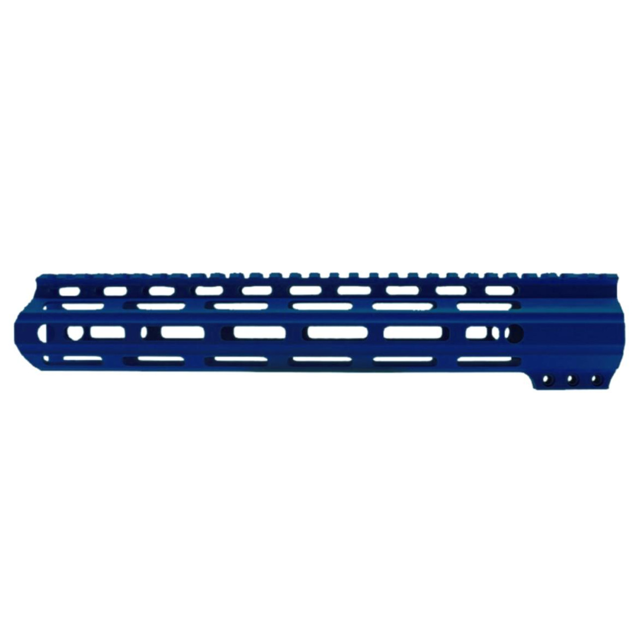 MCS AR-15 M-Lok Super Slim Light Free Float Handguard - MADE IN USA - Cerakote Blue Flame - Options Available 