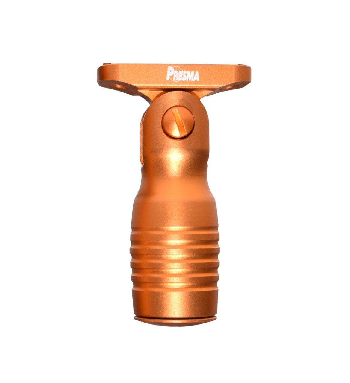 MCS Aluminum 5 Position Stubby Front Grip Foregrip - Picatinny - Orange 