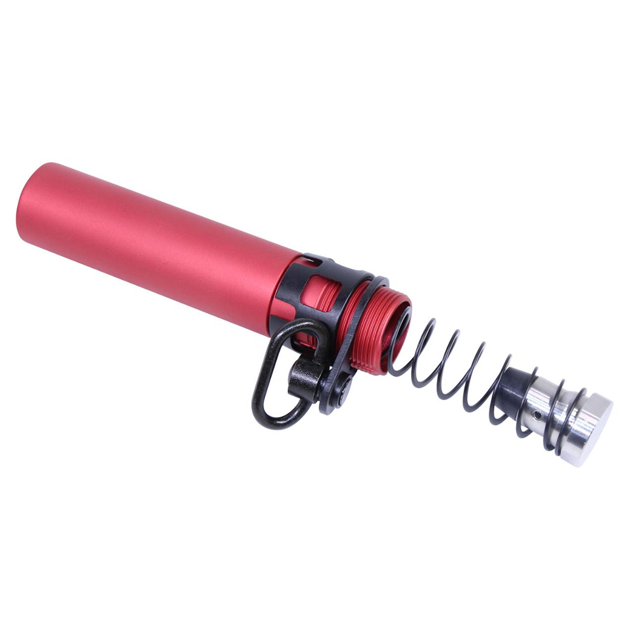 MCS AR-15 Micro AR Pistol Buffer System - USA Made - Anodized Red 