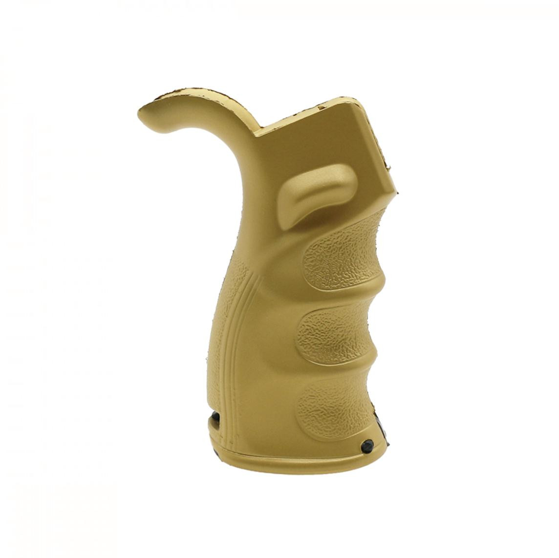 MCS AR-15/10 Pistol Grip Trap door in bottom - Cerakote Gold 