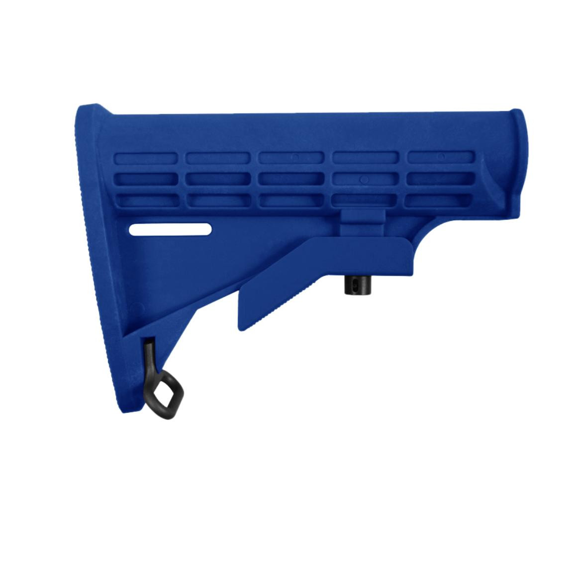 MCS AR-15 Collapsible Standard Version Stock Body-Mil Spec - Cerakote Blue Flame 