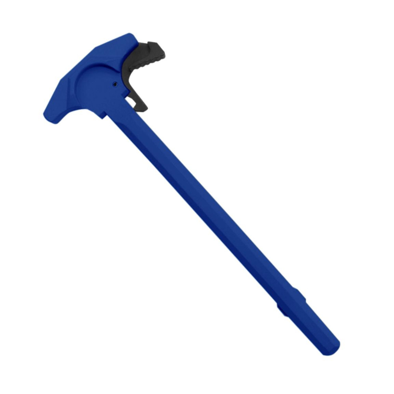 MCS AR-15 Tactical "TALON" Style Charging Handle w/ Oversized Latch Non-Slip - Blue Flame 