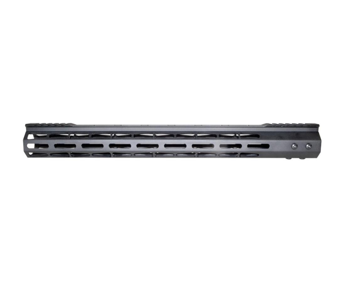 MCS AR-15 17" Super Light M-LOK Series Free Float Handguard with Partial Top Rail 