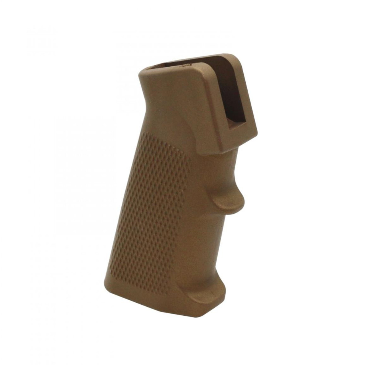 MCS AR-15/10 A2 Style Pistol Grip w/ Screw & Lock Washer - Cerakote Burnt Bronze 