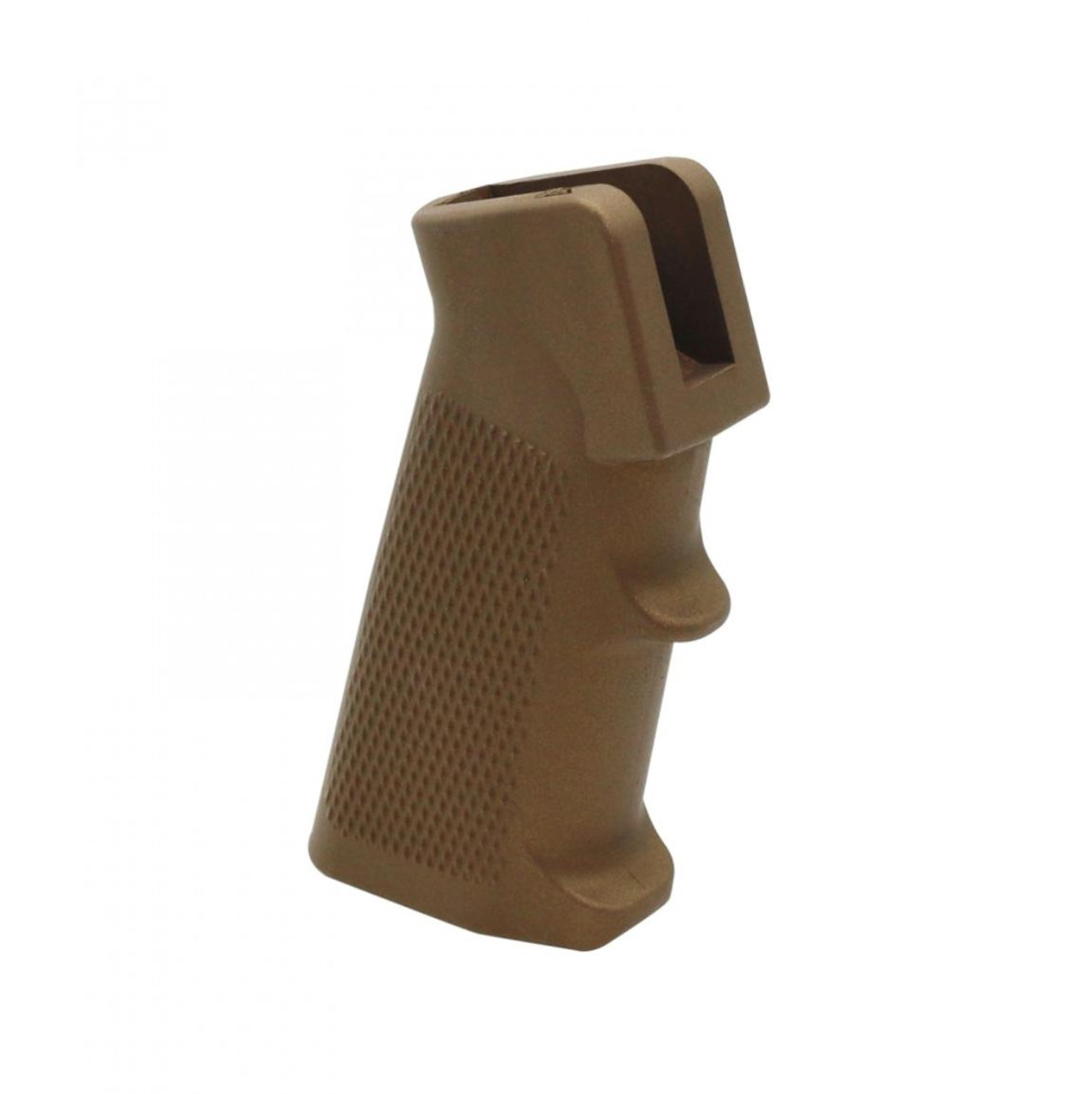 MCS AR-15/10 A2 Style Pistol Grip w/ Screw & Lock Washer - Cerakote Burnt Bronze 