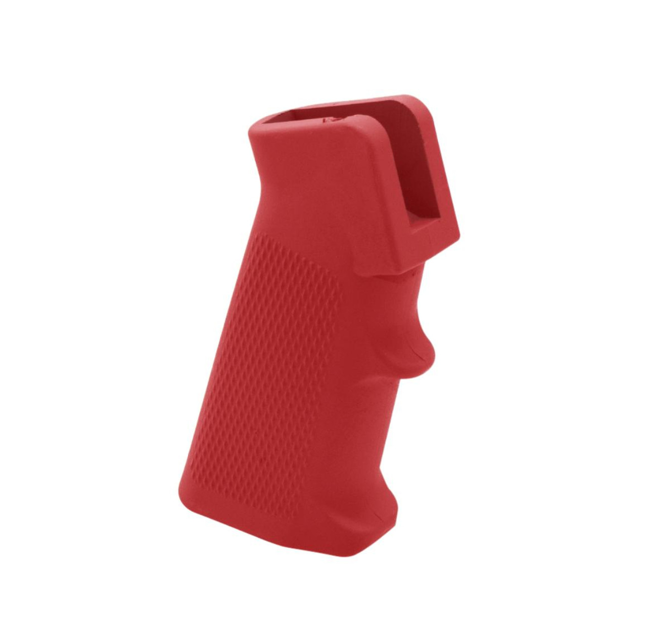 MCS AR-15/10 A2 Style Pistol Grip w/ Screw & Lock Washer - Cerakote Red 