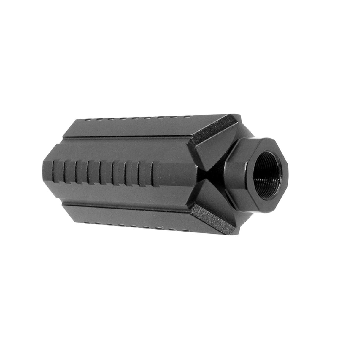 AR-9 9X19 Muzzle Diverter 1/2x36 Steel Flash Can | MCS Gear Up
