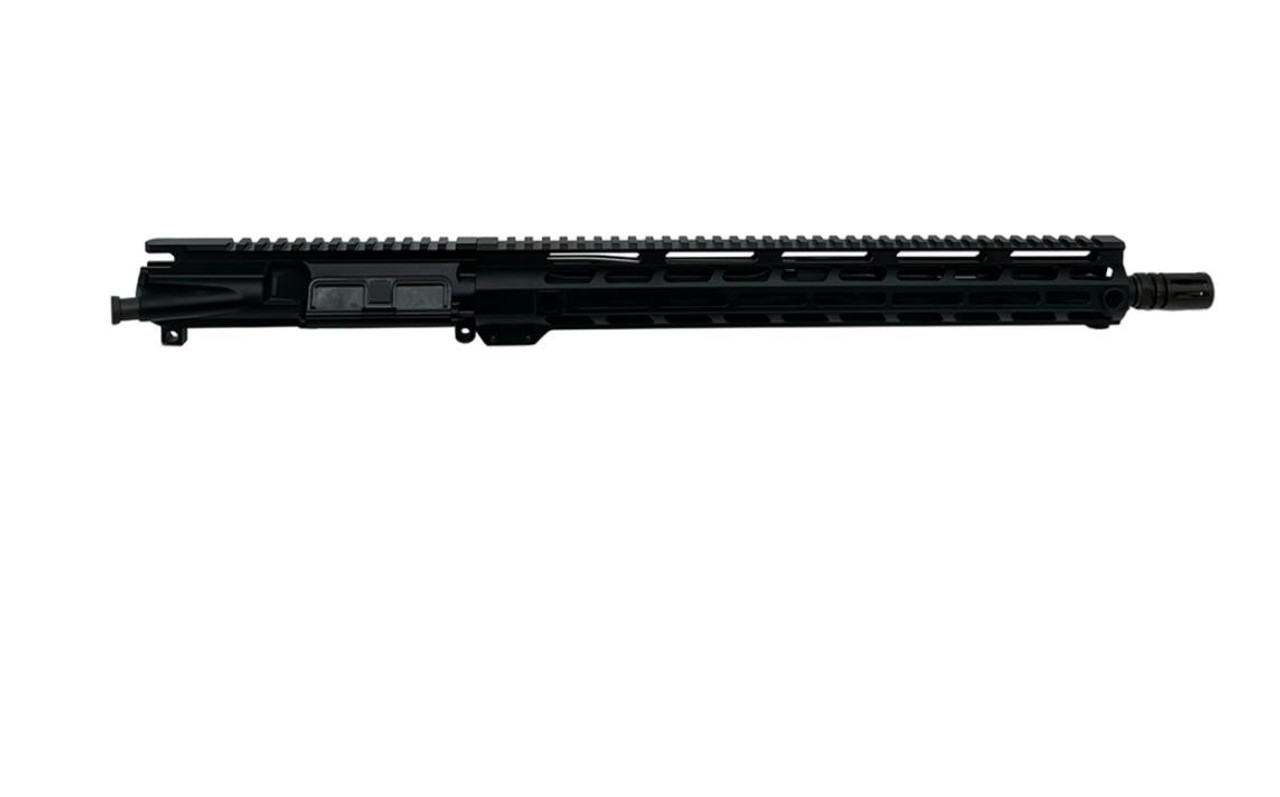 MCS AR-15 7.62x39 Assembled Rifle Upper, 16" Parkerized Heavy Barrel 1-10 Twist, Carbine gas system - Black 