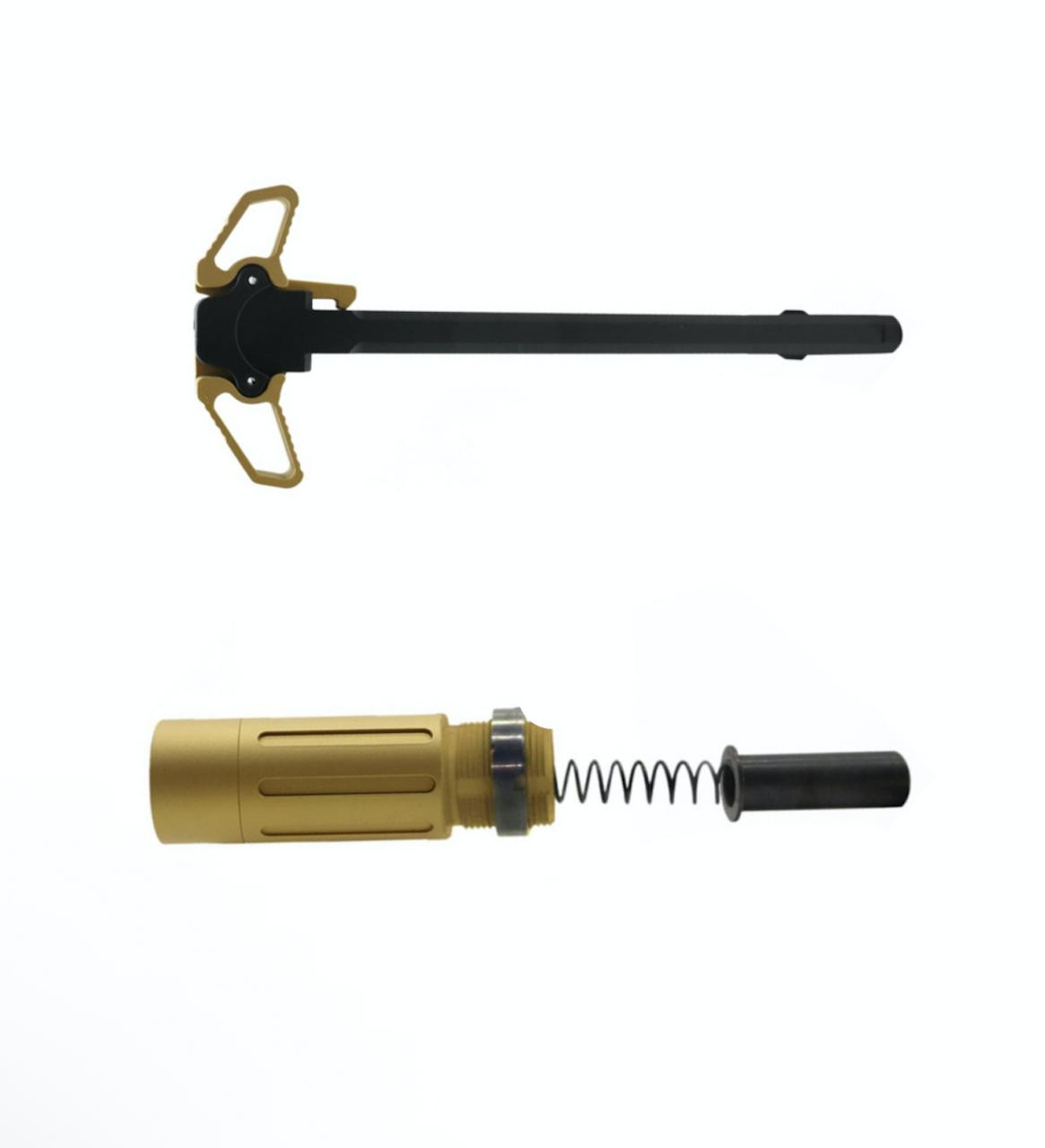 bushdebrunt BRUNT Golden arブラント ゴールデンアーム Buy Short Buffer Charging Handle Combo Gold | MCS Gearup