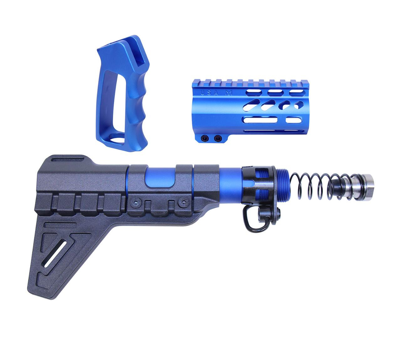 1/6 タクティカルUDR-15 & SPCアクセサリーセット A 6932 Buy ARP Micro Pistol Furniture Set Milspec Anodized Silver | MCS