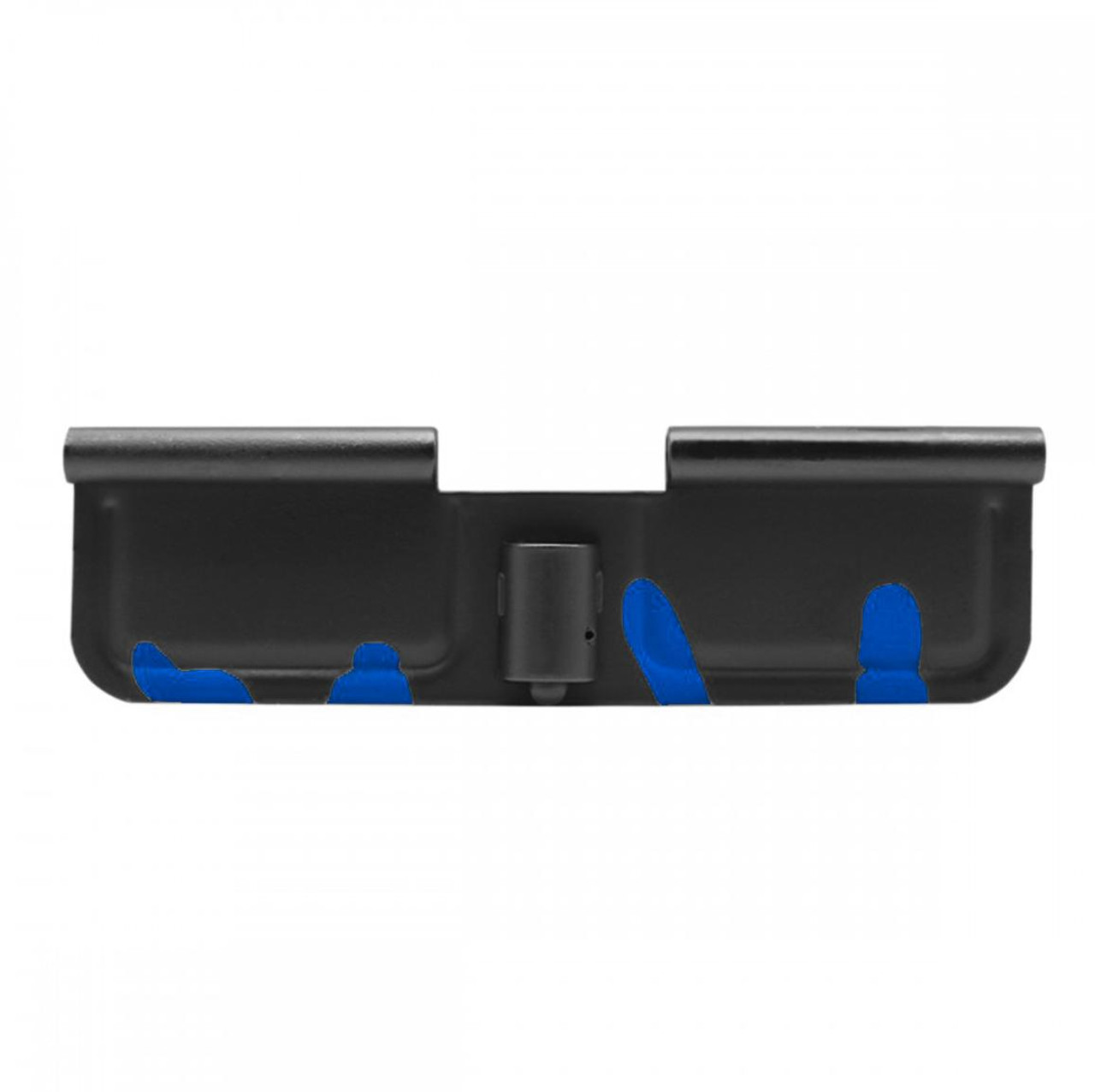 MCS AR-15 Ejection Port Cover Dust Cover Assembly - Black w/ Blue Flame - CERAKOTE CAMO 