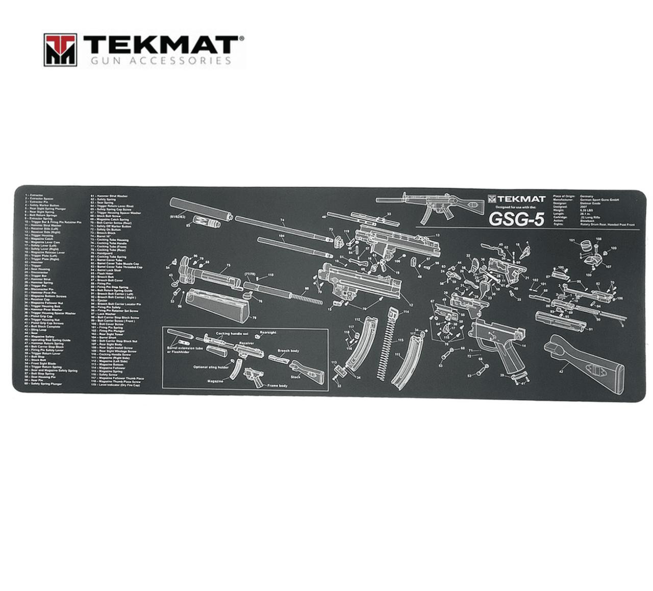 MCS GSG5 Cleaning Mat 12" x 36" Neoprene Rubber Backing 