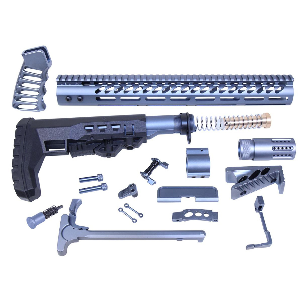 MCS AR-15 Ultimate Rifle Kit - Anodized Grey 