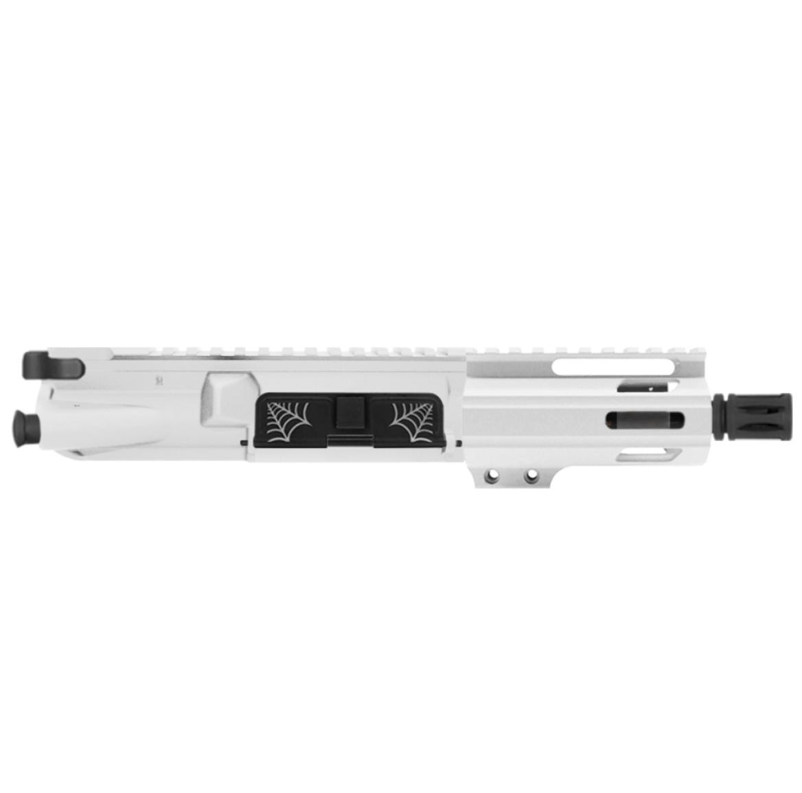 MCS AR-15 5.56 NATO 5'' PISTOL UPPER WITH 4'' HANDGUARD - SPIDER WEB - WITH BCG 