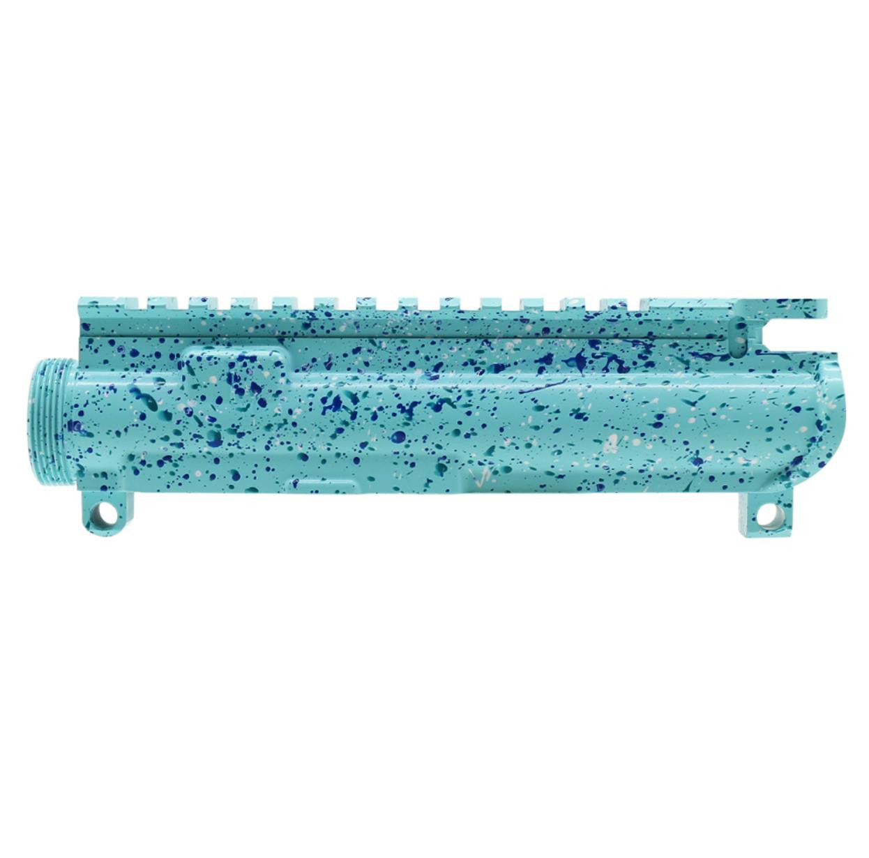 Buy AR-15 Mil-Spec Upper Receiver Robins Egg Splatter | MCS Gearup