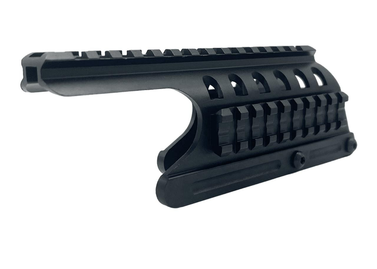 MCS Shotgun Scope Saddle Mount with Side Rail for Remington 870 12GA Pump Action Models 
