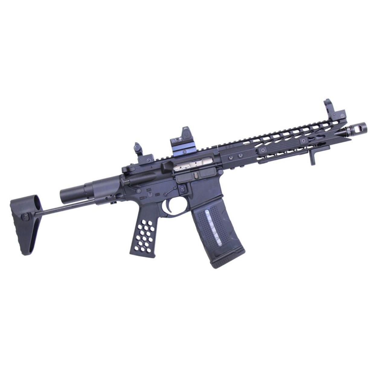 MCS AR-15 Skeletonized Aluminum Pistol Grip - Anodized Black 