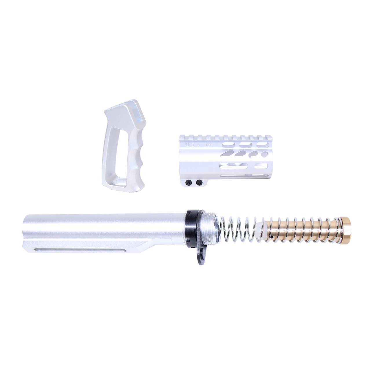 Buy ARP Micro Pistol Furniture Set Milspec Anodized Silver | MCS