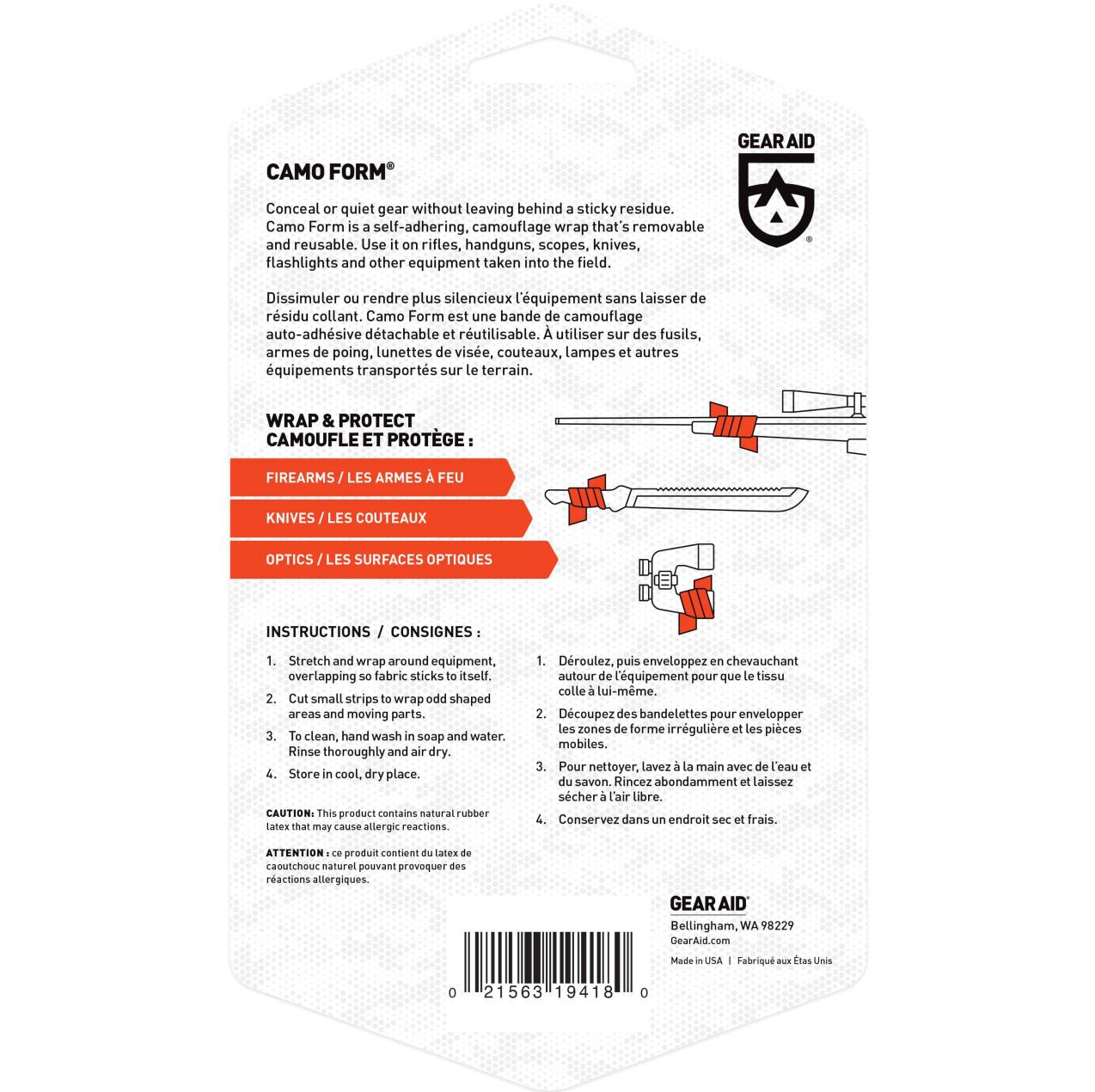 MCS CAMO FORM REUSABLE FABRIC WRAP 19502  – MOSSY OAK® SHADOW GRASS BLADES 