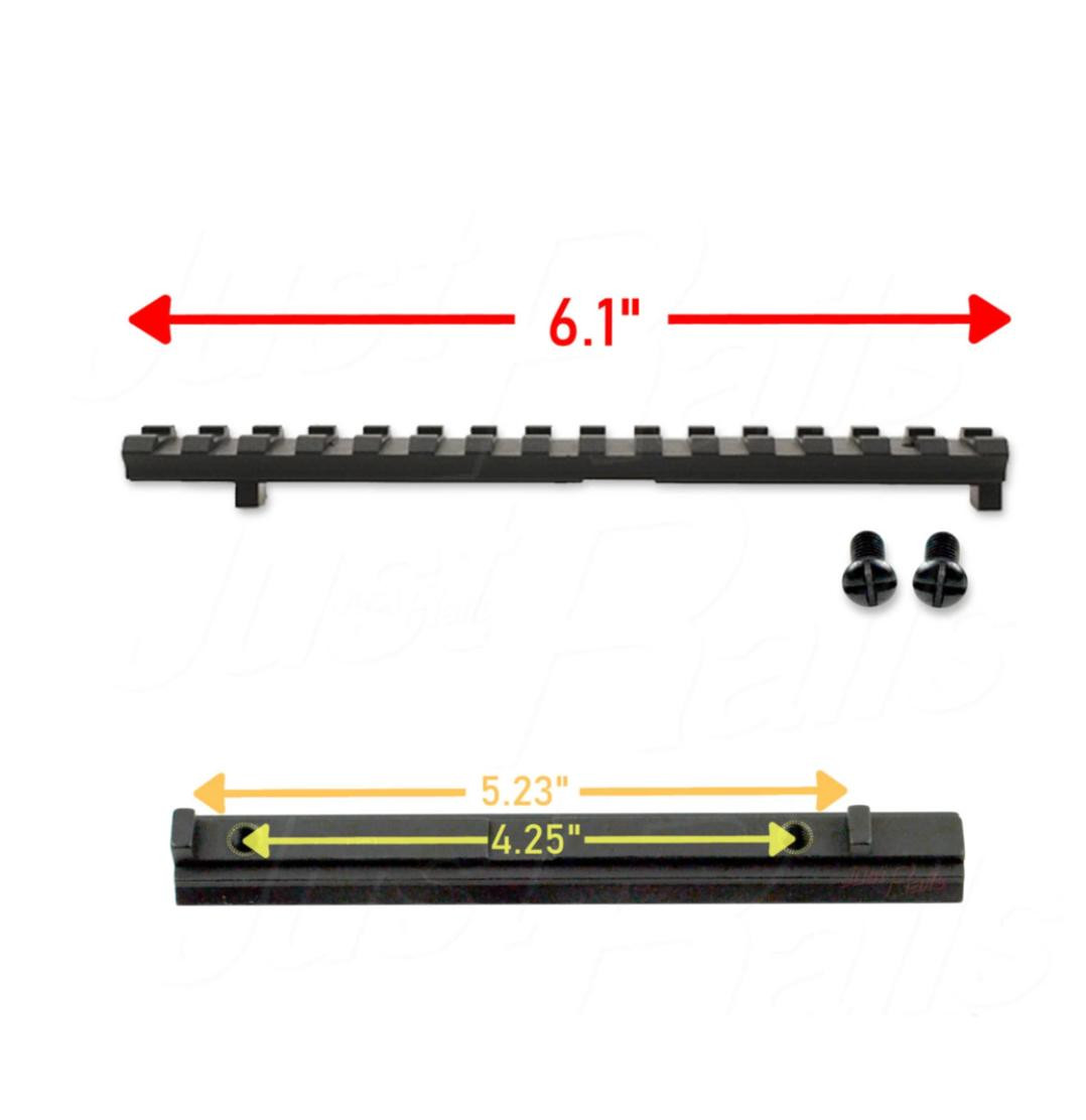 MCS 2nd Gen STANAG to 6.1" Picatinny Rail - Black 