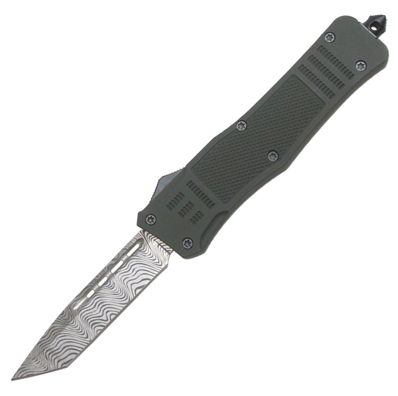 MCS OTF AUTOMATIC KNIFE WITH SHEATH 9″ OVERALL 